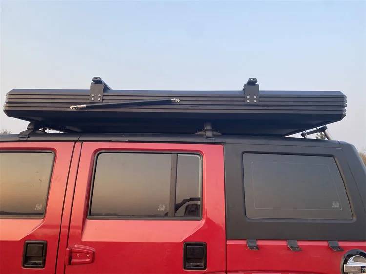 Hard Shell Aluminium Triangle Roof Camper Trailer Mini Roof Top Tent