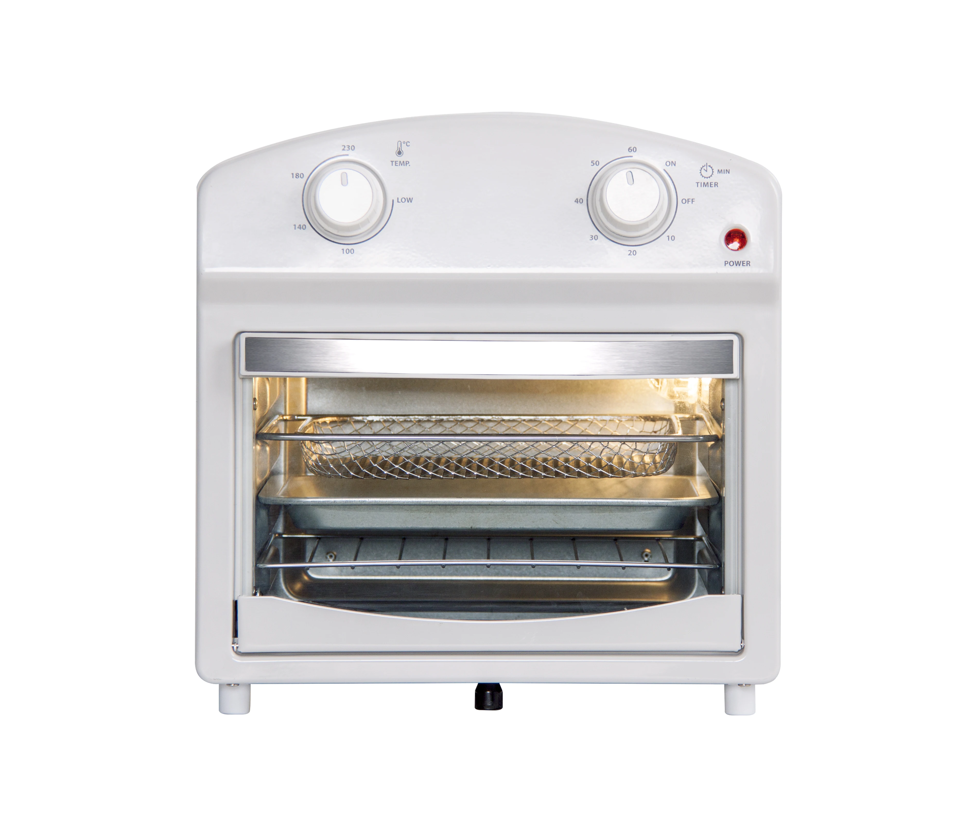 Compact Convection Oven Countertop Fries Pizza Chicken Cake Cookies 4 Accessories Originale Air Fryer Toaster Oven