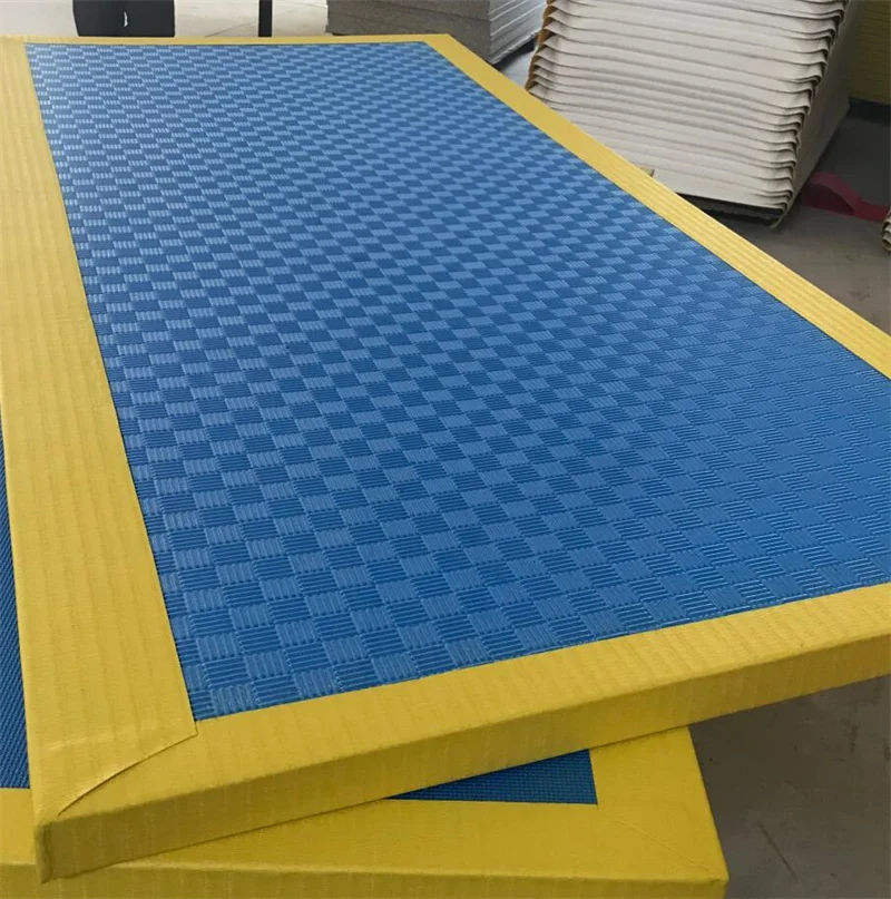 Elasticity Floor Tatami Judo Karate Mat Tatami Vinyl+Compressed Sponge Mma Mats 200X100 With High Thickness