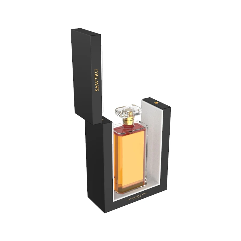 2020 Hot Sales New Design Special Frame Painted Wooden Perfume Show Window Storage Box Case With SABER Certificate