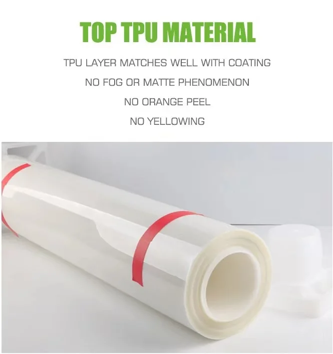 NKODA 9.5mil HPM10 clear bra wrap thermoplastic polyurethane pellicola ceramic coating paint protection ppf car film