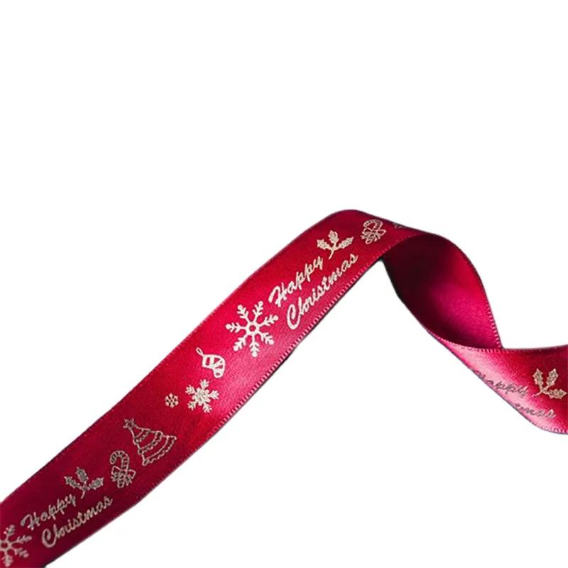 25yard/roll Christmas Ribbon Gift box Decoration well-designed packaging ribbon gift box Christmas gift Christmas design