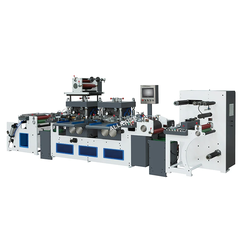 Roll to roll Golden Label Die Cut Foil Stamping Machine Rotary High Speed Golden Label Hot Foil Stamping And Die Cutting Machine