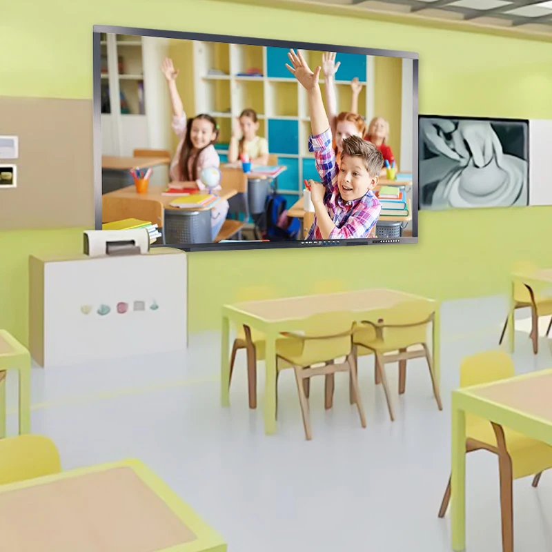 40 touch points interactive whiteboard 75 inch smart boards for office