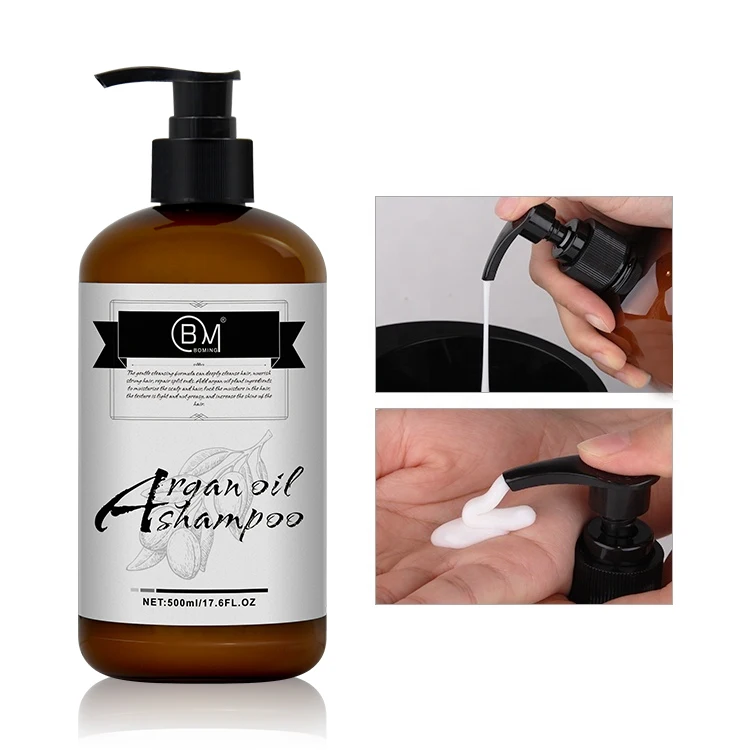 hot selling vegan hair care anti-hair loss argan hair growth shampoo and conditioner private label