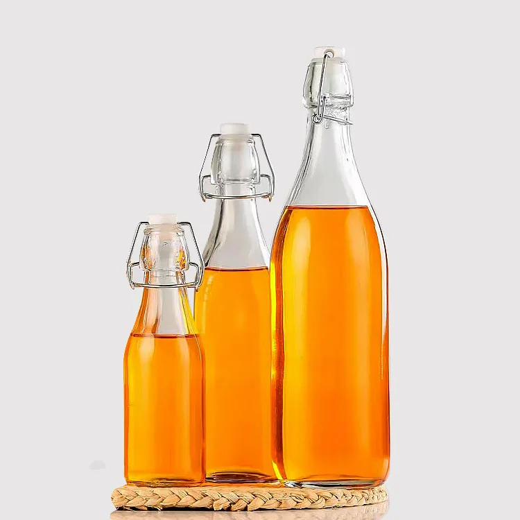 Оптовая продажа 1 литр 33 fl. Oz. Нажмите на изображение для просмотра в полный размер Флип-Топ стеклянная бутылка 60 мл с вертящимся верхом Пивоваренная фиксаторы уход за кожей лица маска напитков