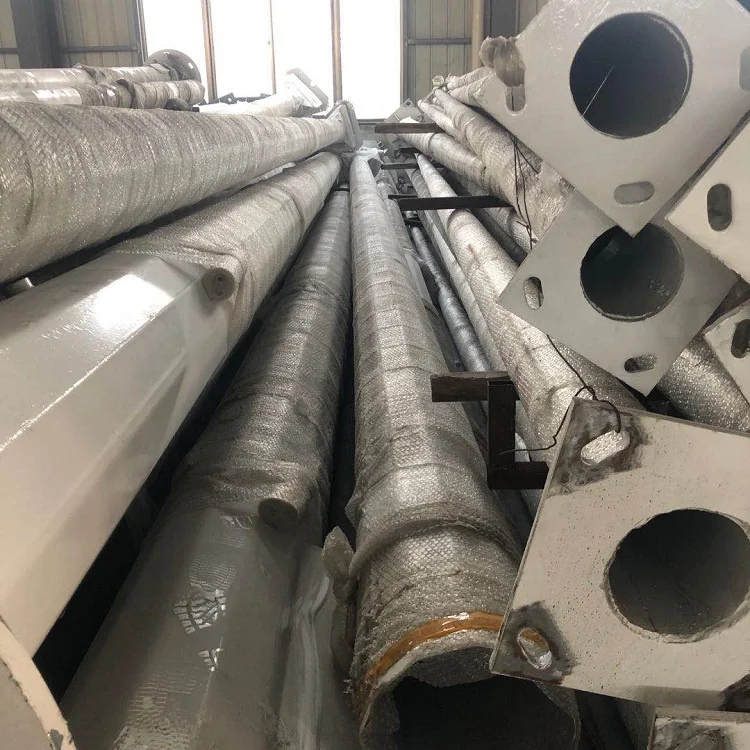 
5m 8m 10m 12m power coating aluminum outdoor decorative led light poles/solar garden lamp post 