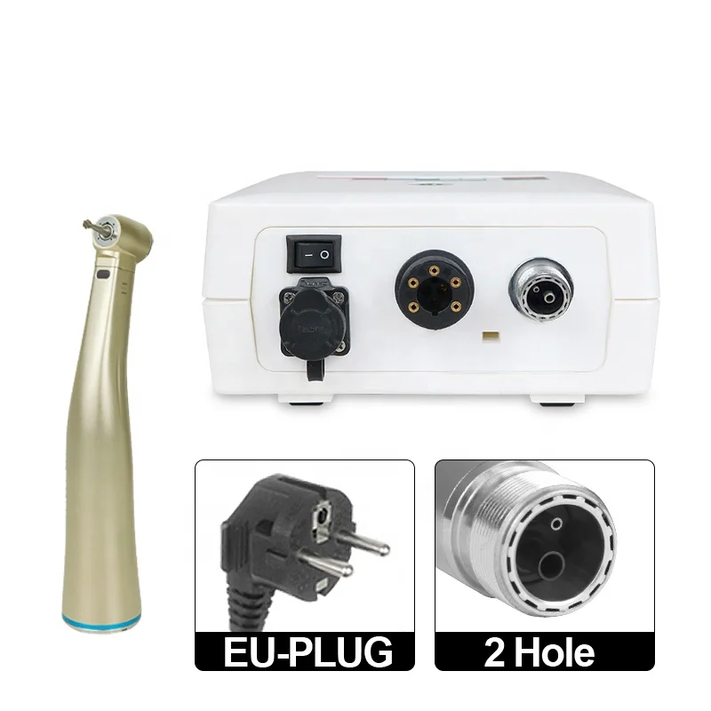 dental EU plug with fiber optic led contra angle handpiece electric dental micro motor handpiece dental instruments