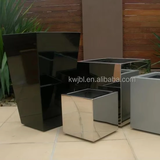 Stainless steel square Planter Stainless steel flower pots planters