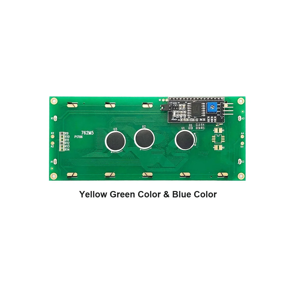 
204 2004 20X4 Larger Size Serial I2C IIC FSTN STN Blue Yellow Green White Character LCD Module Display Screen Panel LCM 