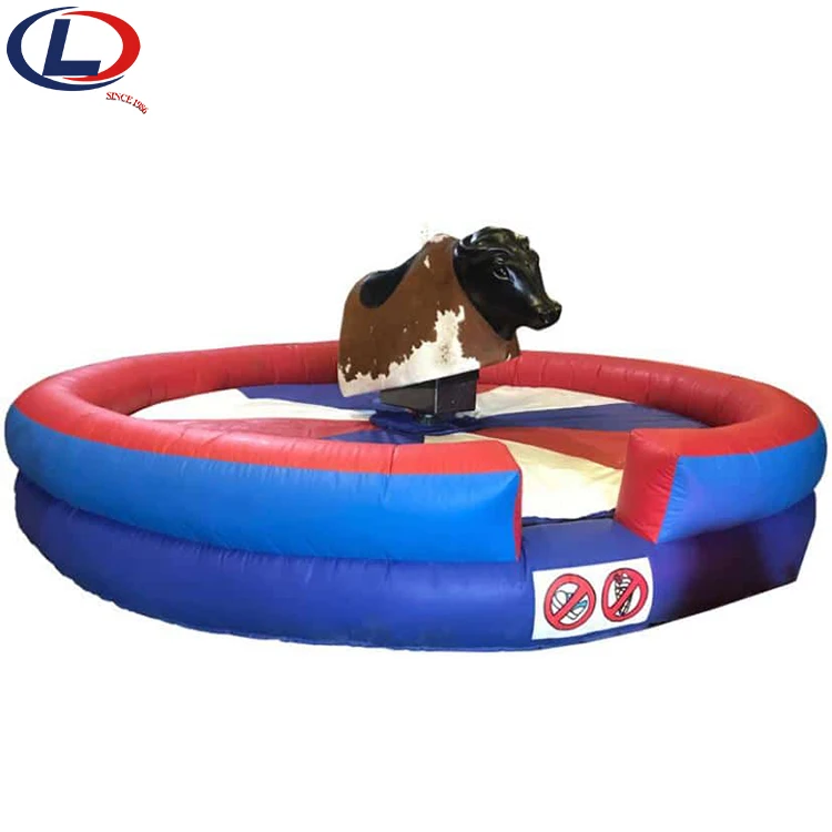 Free Optional Color Inflatable Amusement Game Mechanical Rodeo Bull Price for Sale