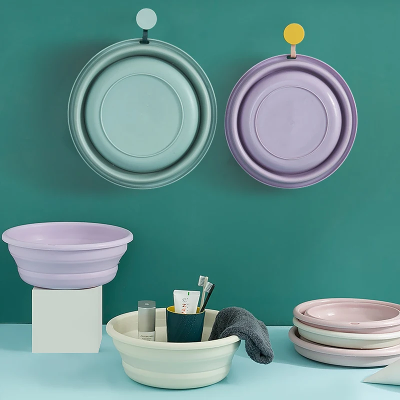 Портативная складная раковина для дома, общежития, ванной комнаты, раковина для рук, креативная компактная необходимая Ванна