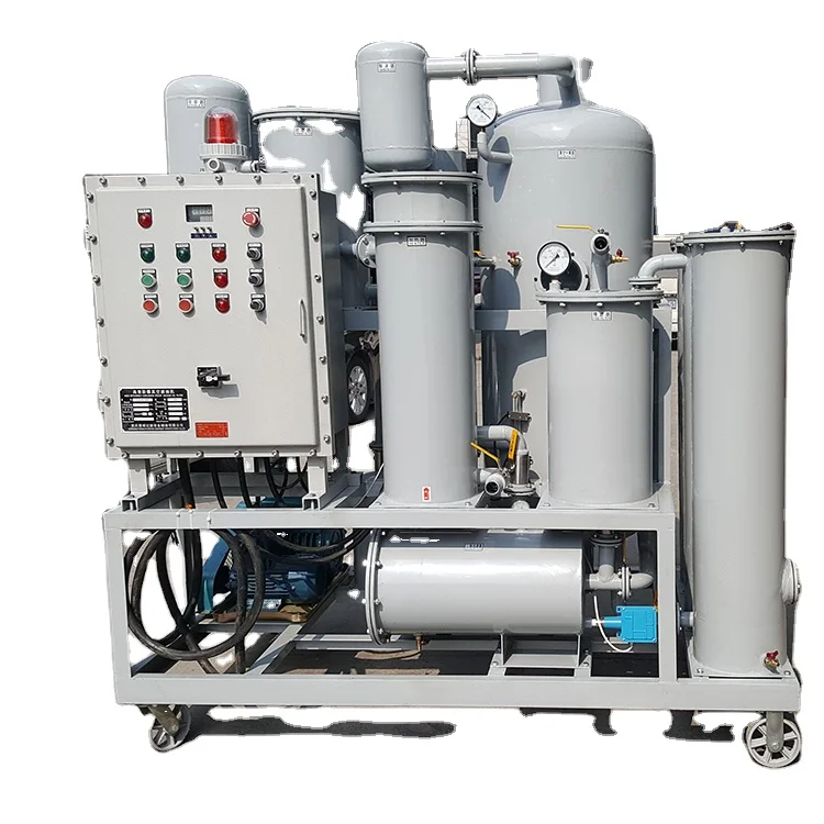 waste hydraulic oil decoloring recycling machine insulation oil red diesel decolorization and refining plant