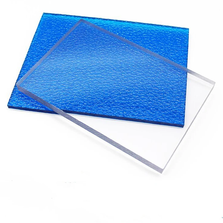 Greenhouse roofing Polycarbon supplier anti-glare 1.9-10.2mm sun Solid Polycarbonate  Sheets