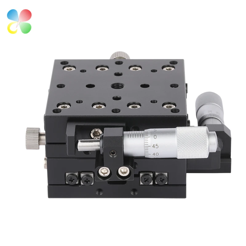 C&K XY Sliding Table Roller Linear Actuator XY Axis Precision Sliding Table Manual Linear Stage For CNC Medical Manual Stage