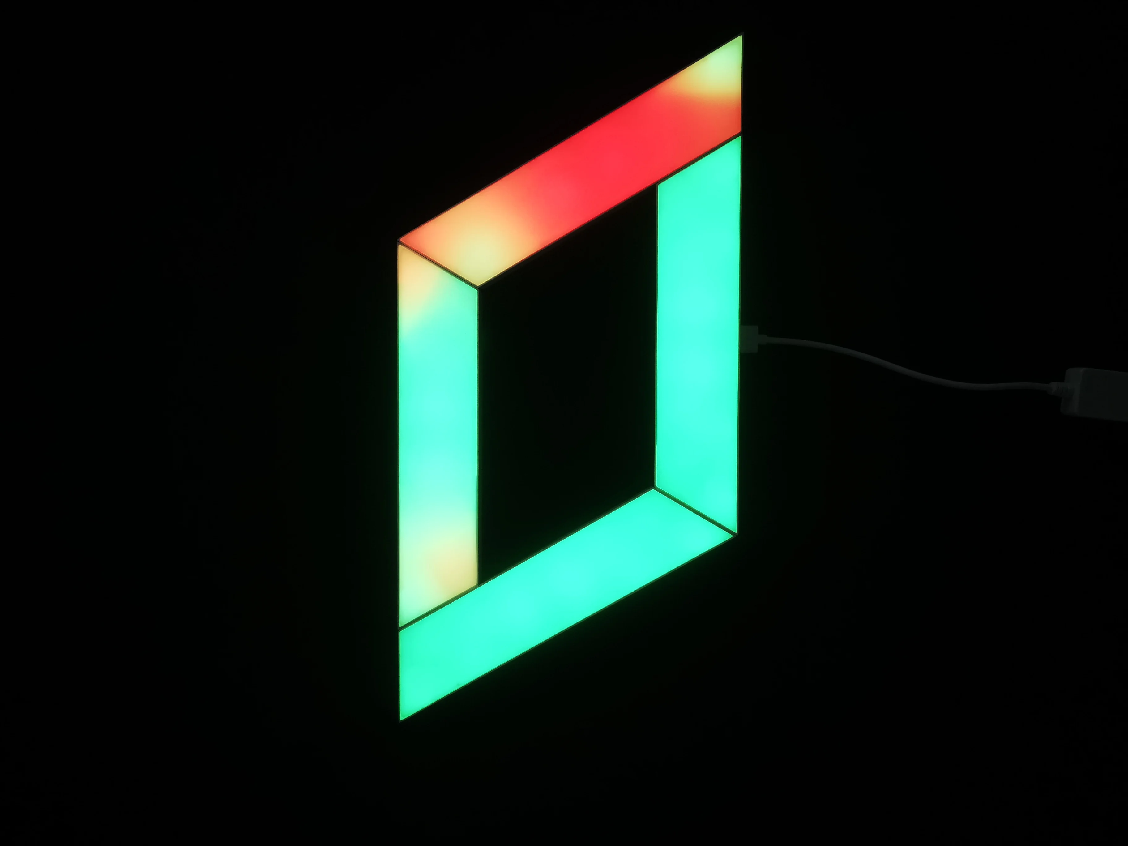 2021 new idea product beautiful rainbow-like color spliceable light night for home decoration gaming