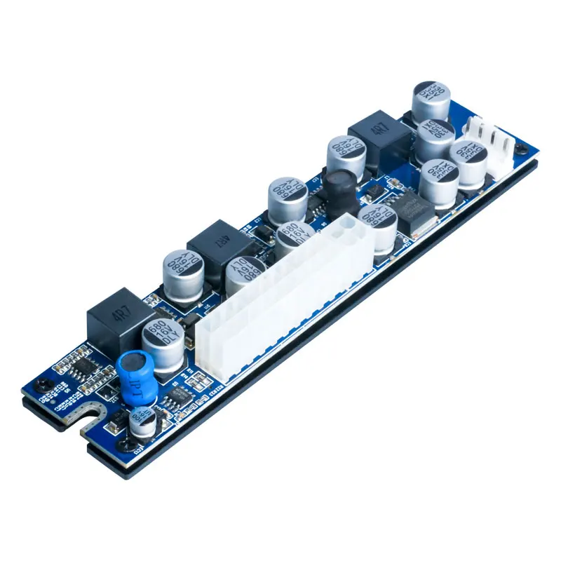  RGeek DC ATX Peak Pico PSU 19 в 200 Вт переключатель для майнинга 24pin MINI ITX пк источник питания