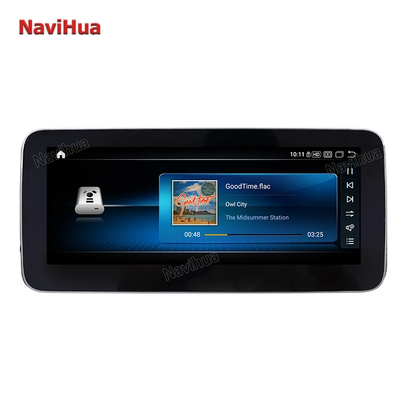 NaviHua Portable Android Car GPS Navigation System Head Unit Car Radio Stereo DVD Player for Mercedes Benz C Class NTG5.1 5.0