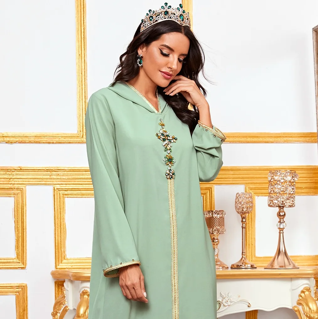 
Factory Supply high quality middle east kaftan dress moroccan caftan dress kaftan abaya 