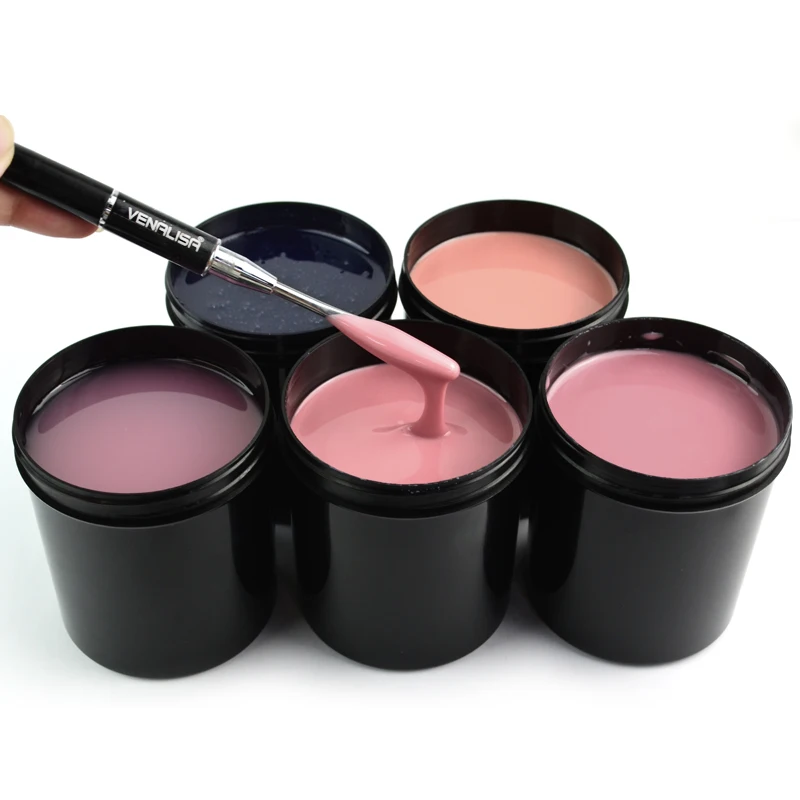 CANNI VENALISA uv gel polish kit full set with peel off base coat topcoat nail uv Enamel gel polish Kit camouflage extension gel