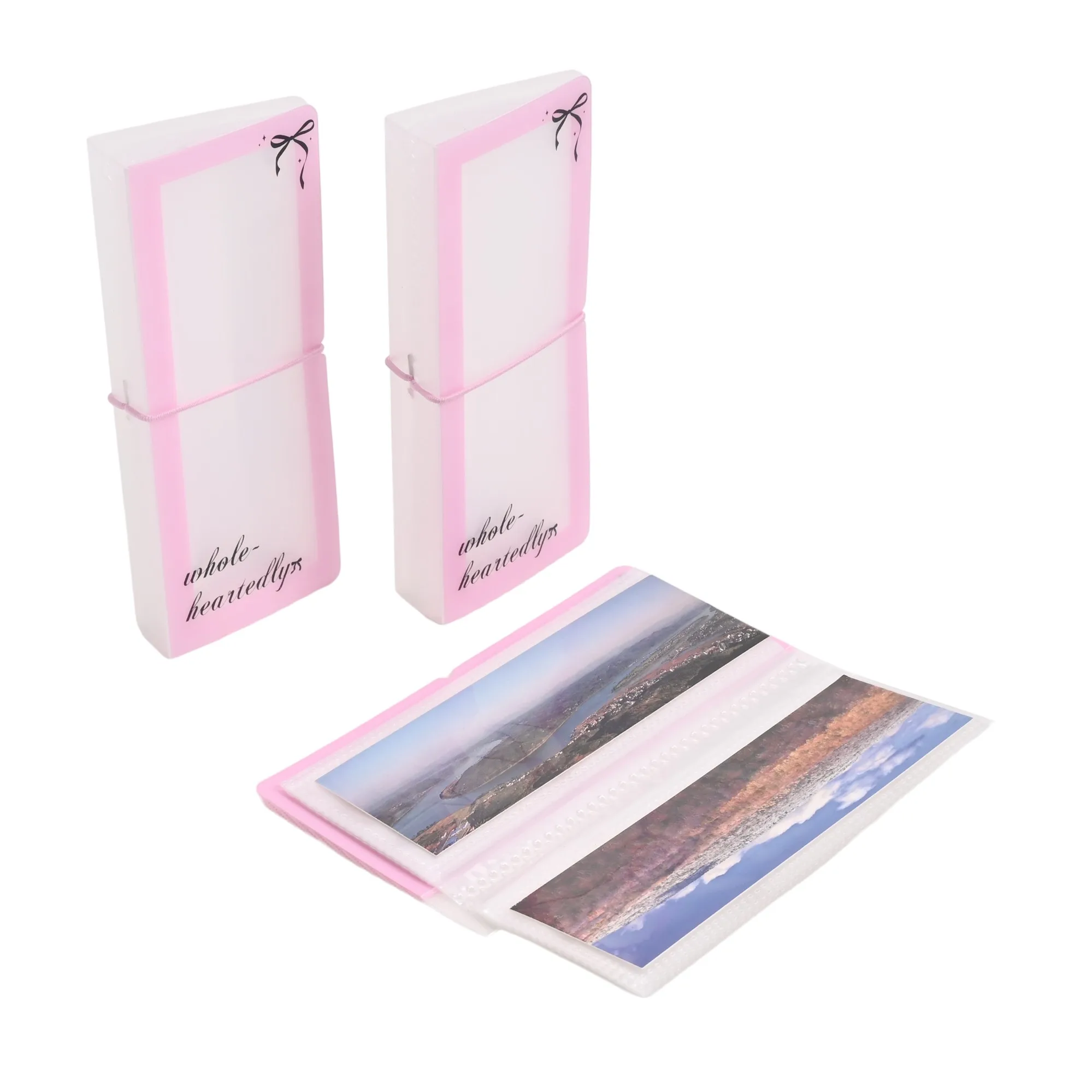 Мини-фотоальбом на заказ каждый карман 2*6 дюймов с эластичной застежкой мини-альбом фото для детей