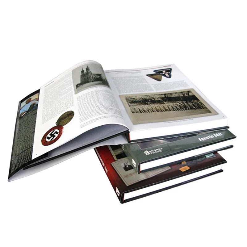 RTS 2022 Custom Printing Factory High-end Colorful uv logo Magazine Matt Finishing Novel Printing Softcover Book Printing