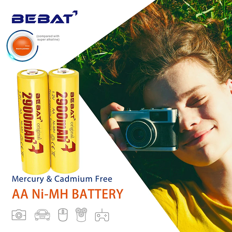 New Product 1.2V Ni-Mh USB Rechargeable AA 1200mah 2900mah nimh aaa rechargeable battery for toys