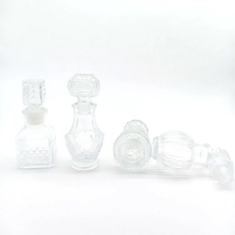 50ML Glass Drinking Bottle MIni Glass Wine Beer Bottle With Glass Lid For Wine Sample Sack
