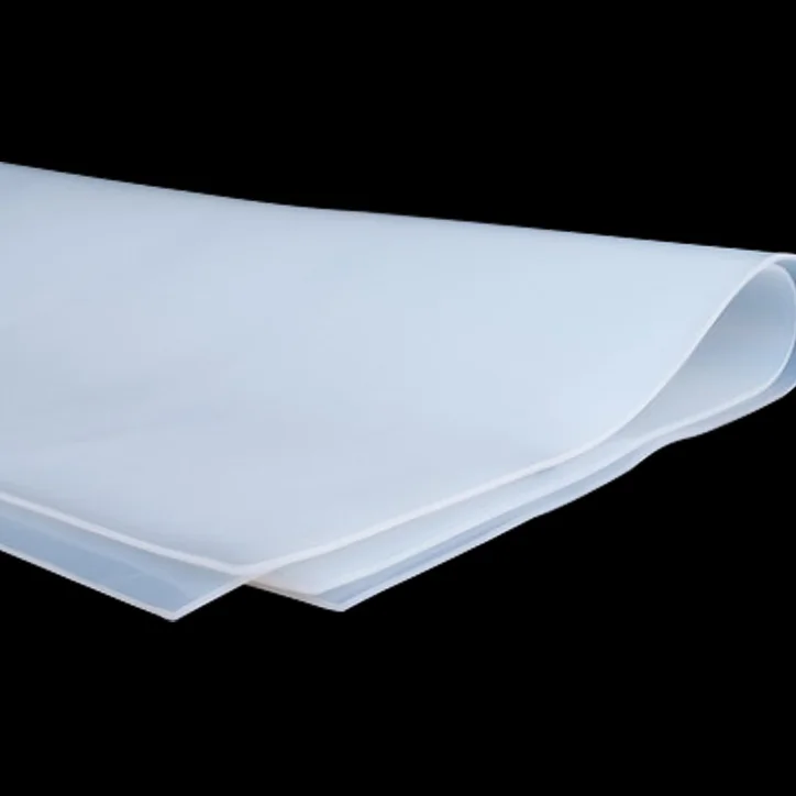 High Temperature Silicone Rubber Sheet Heat Resistant Transparent Mat Pad Cushion Eco-Friendly Factory Supply 500*500*2.5MM