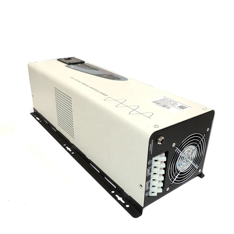 Maili dc to ac inverter 24v 230v 4000w off grid homage ups inverter with charger and with round transformer low idle current