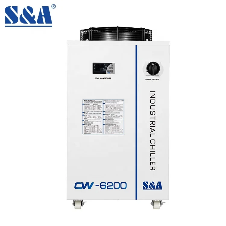 S&A Supplier CW-6200AN 2HP CO2 Laser Cooler Industrial Air Cooling Jacket Chiller