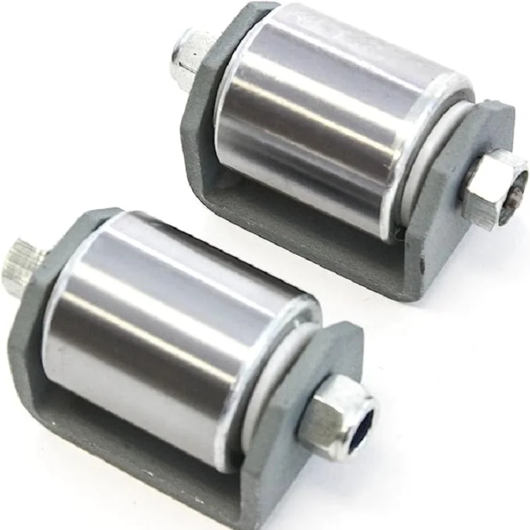 Weld on Steel Micro 2 Inches Roller Heavy Duty Steel Wheel Caster Grease Fitting RV Trailers rv parts accessories