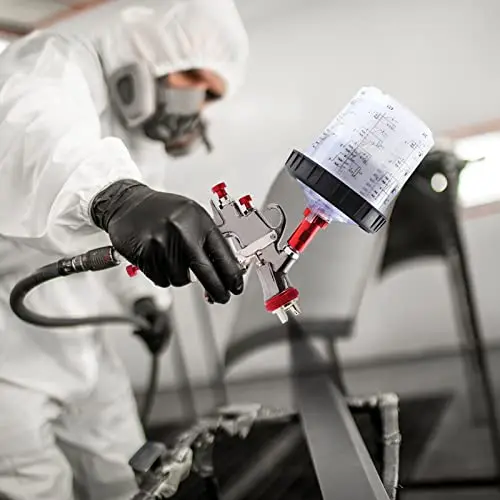 WZAUTO Hot Sale PP Material 650ml Disposable Plastic Spray Gun Wash Free Cup Car Surface Spraying With Lids And Liners