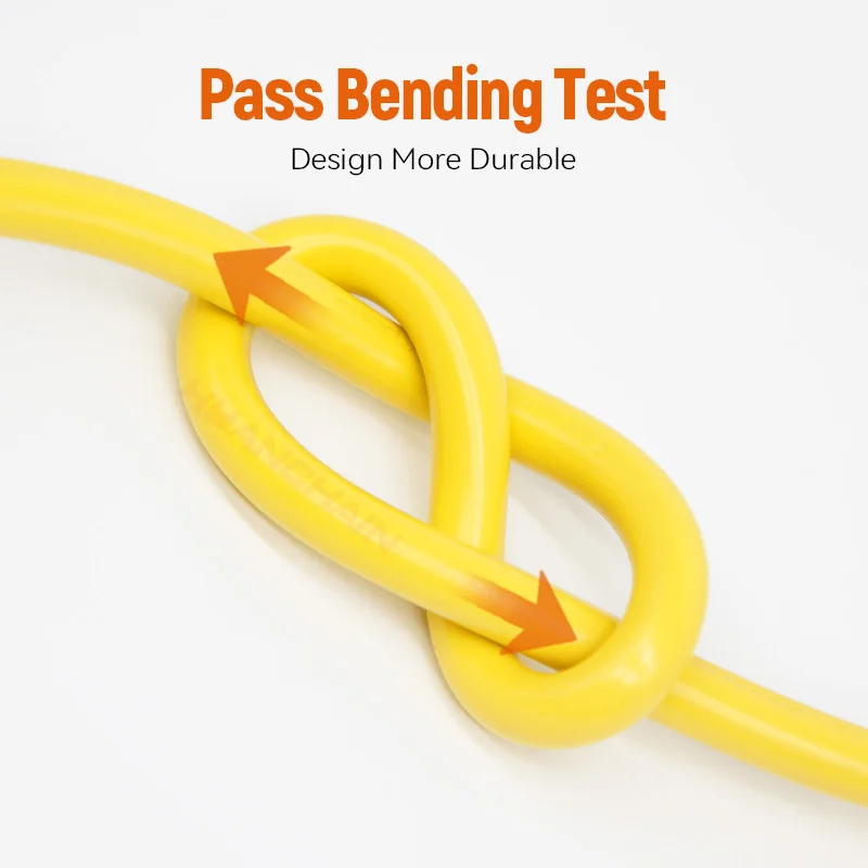 USA  Outdoor Extension Cord 25 Ft 12 gauge 3 prong Heavy Duty SJTW Cord Yellow lighted