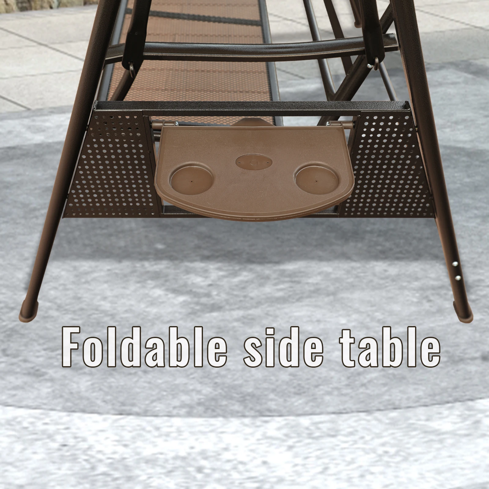 Fashion  Patio Two Seat Hanging Hammock Porch Hanging Swing Chair  with Cushion