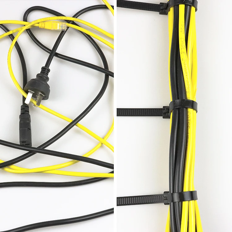 100 Pieces/bags Plastic Zip Tie,Nylon Adjustable Lock Plastic Cable Tie Wire Manufacturer