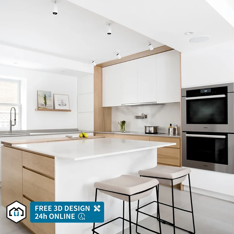 George Kerala price with soft closing drawers folding kitchen cabinet