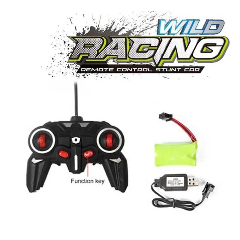 Custom 360 Degrees 2.4g Rotation Remote Control Graffiti One Key Door Open Mist Water Spray Car Wheels Drift Rc Off Road Truck