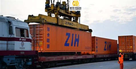 Amazon Fba Rail Freight Shipping to  UK Europe France Germany Italy Via Train by China Shipping Agent Key Block FLY Logistics
