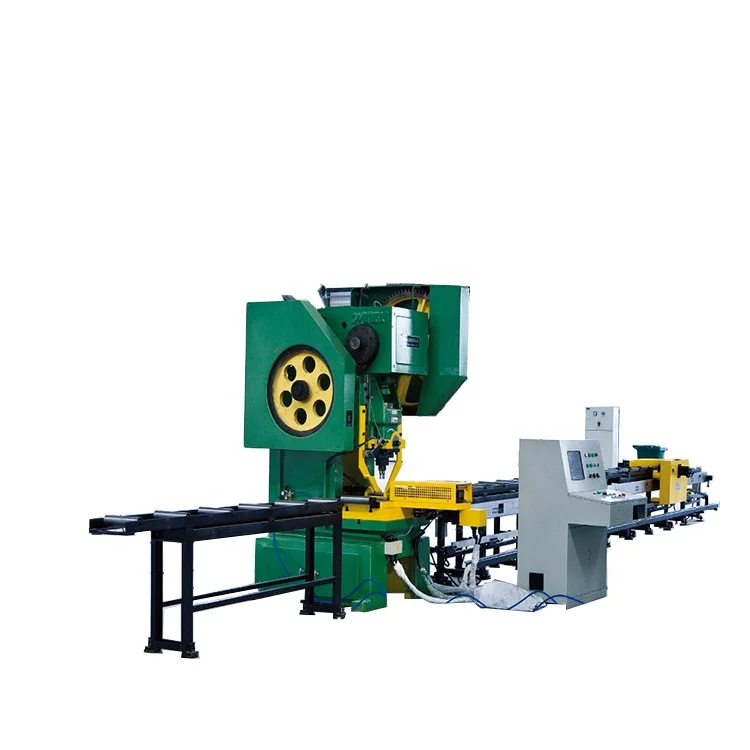 AP16A-8  FINCM  Semiautomatic Simple Steel Tower Manufacture CNC Punching Angle Production Line Machine
