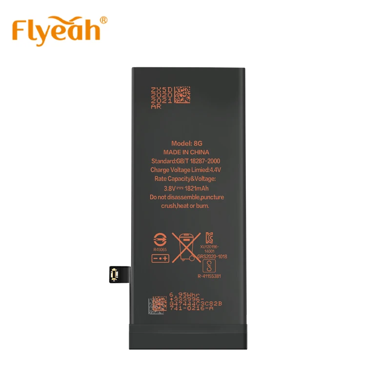 Wholesale standard capacity 2000mAh lithium Ion rechargeable battery for Iphone 8g