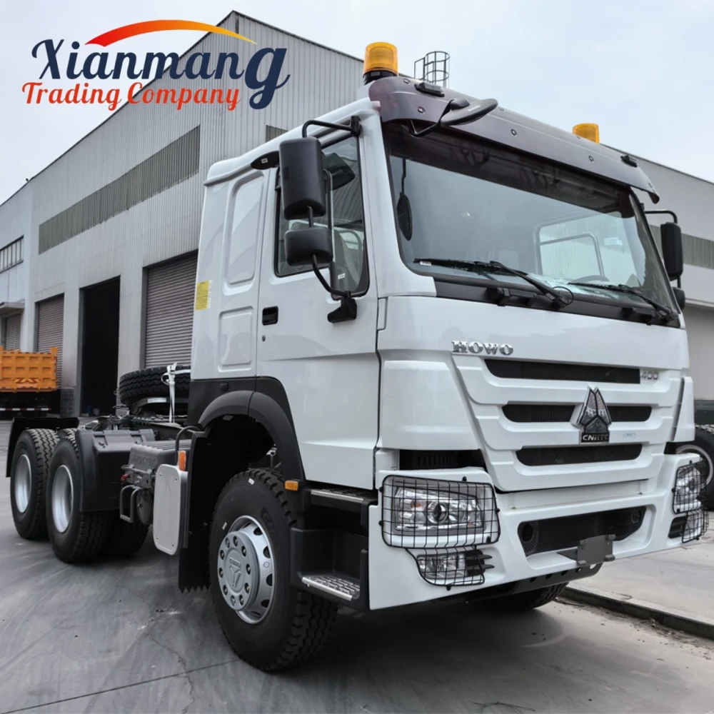 used second hand Sinotruk HOWO 6x4 China factory fuel diesel engine trailer truck head truck horse tractor truck in stock