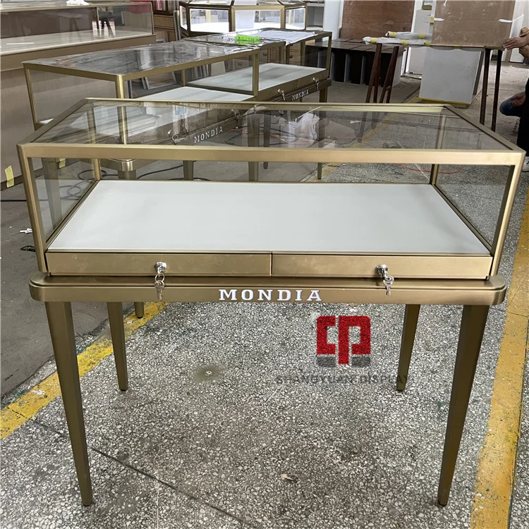Diamond Jewelry Store Glass Display Cabinet High-End Jewelry Counter Furniture Customization Manufacturer