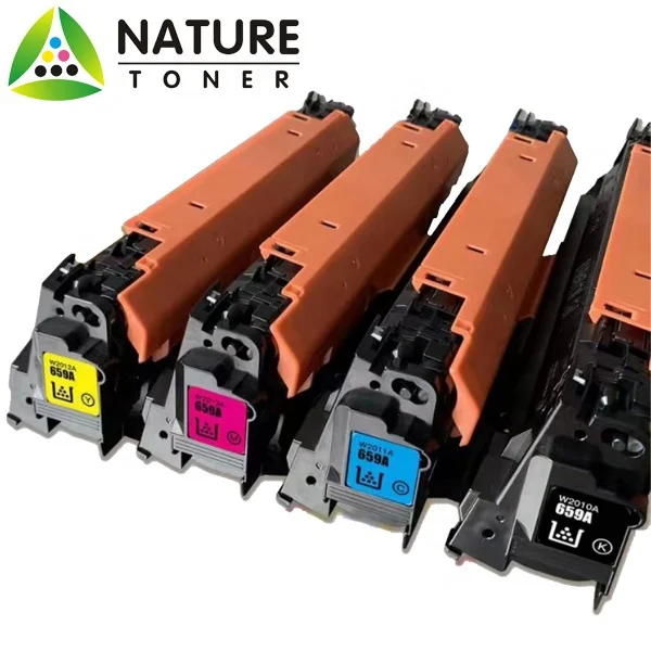 Color Toner Cartridge W2010X to W2013X, 659X toner with chip for HP Color LaserJet Enterprise M856dn M856x MFP M776dn 776z 776zs