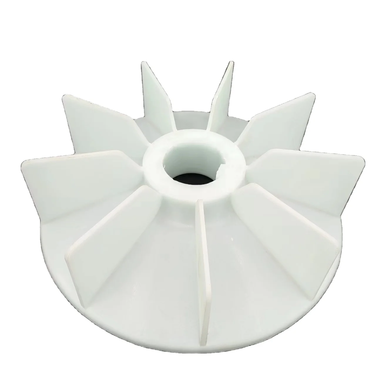 Plastic White Ac Motor Fan Blade Motor Cooling Plastic Fan Blades