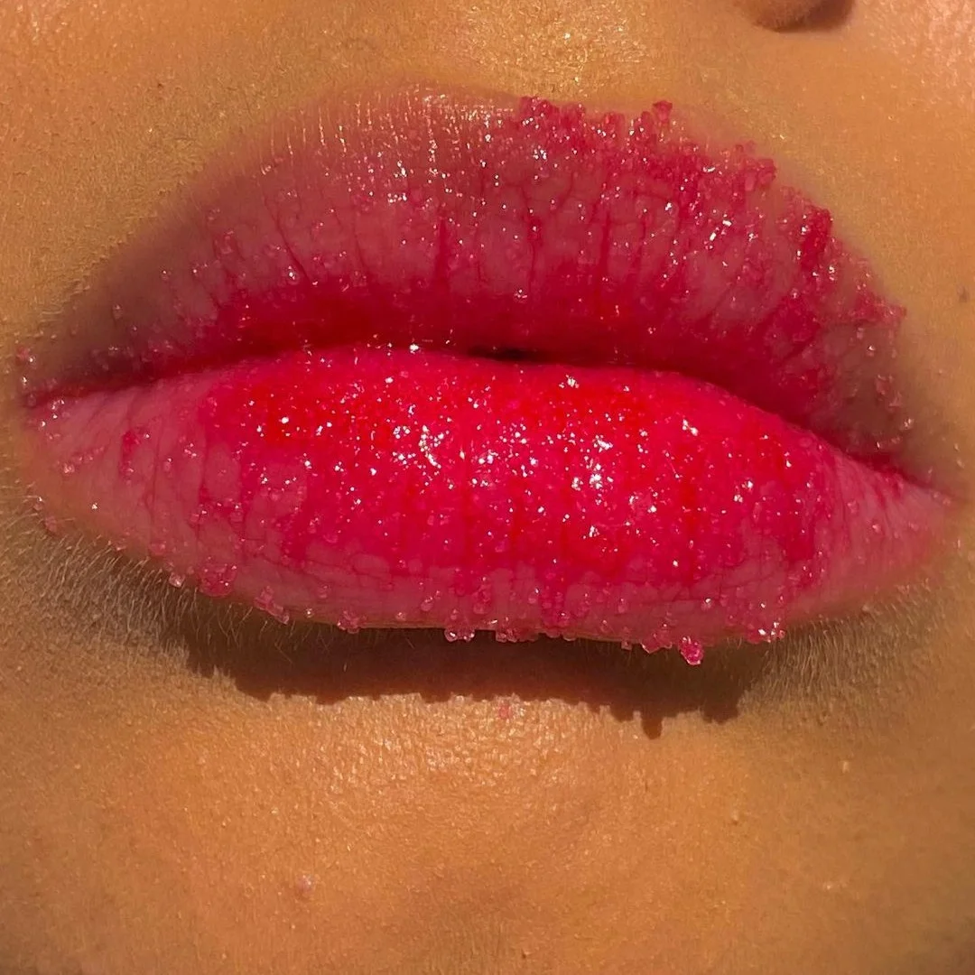 Best Sale Private Label Natural Vegan  Exfoliator Organic Hydrating Fruit Lip Sugar Scrub for Lip Repair Lip Scrubs