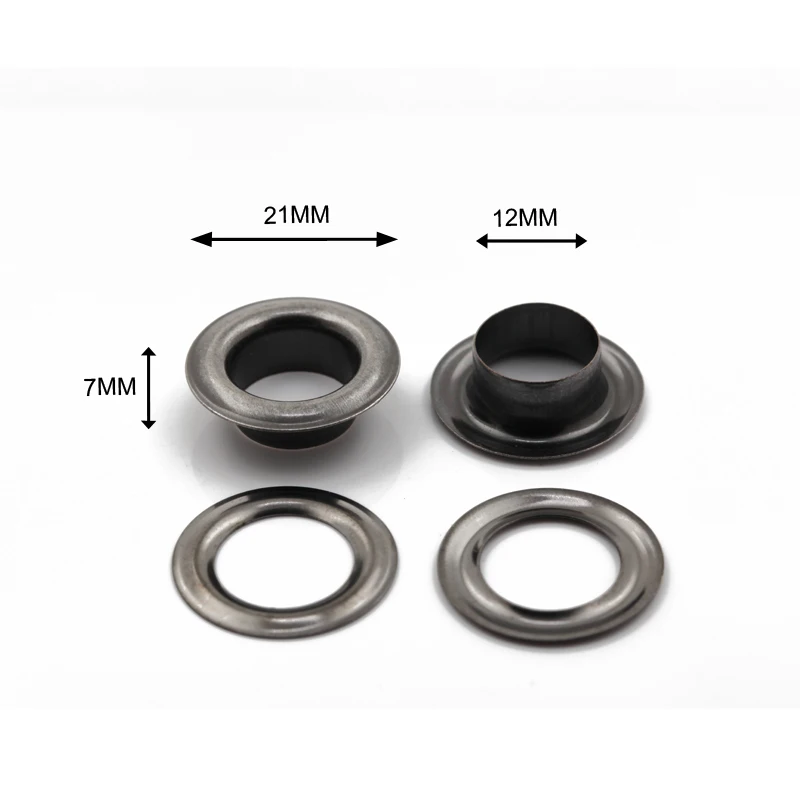 Professional metal grommet supplier antique brass color anti rust round eyelet 12mm for banner