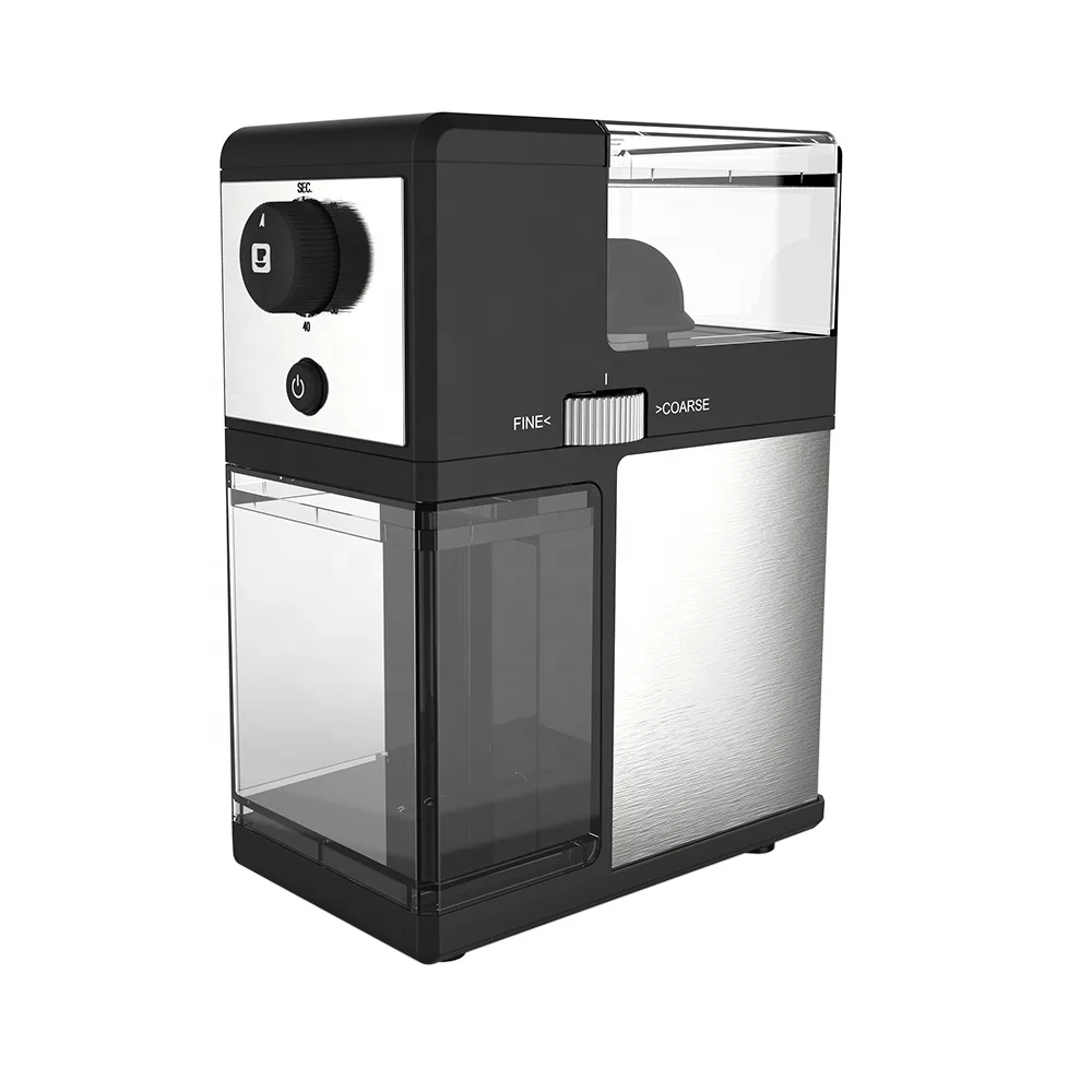 PANCERKA 2024 New Coffee Grinder Nuts Cereals Grain Adjustable Mills Conical Burr Coffee Grinder With Safety Lock System