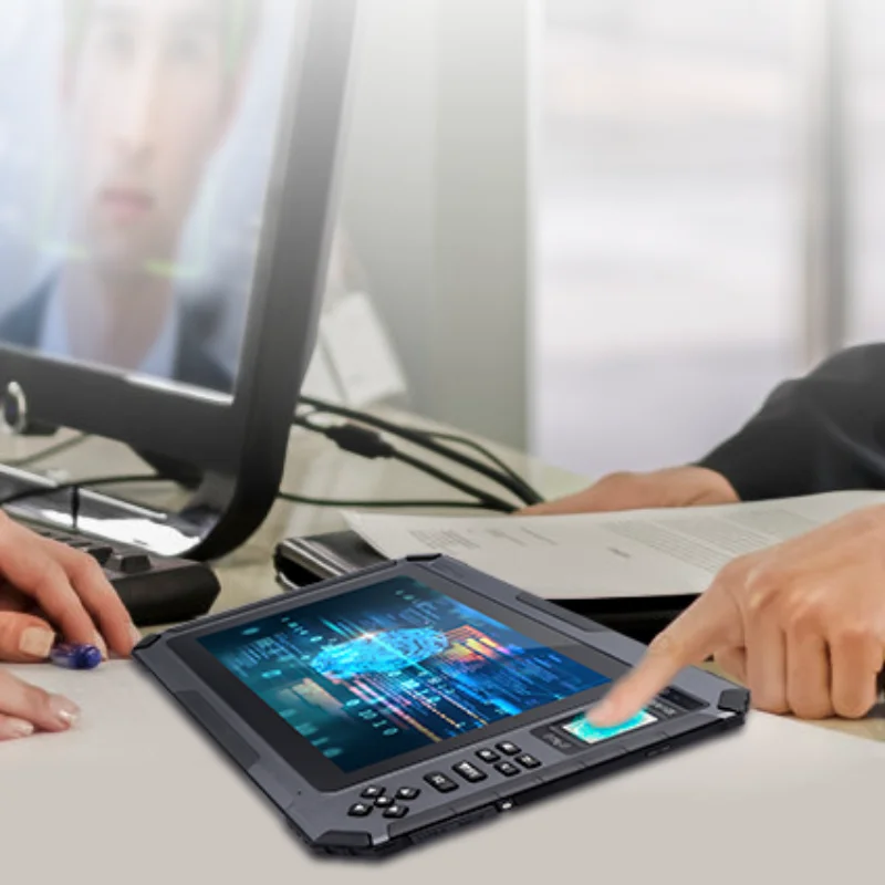 HUGEROCK B101 Gsm 3g4g Android 1000nits Credit Card Skimmer Reader rfid handheld scanner intrinsically rugged Tablet Pc