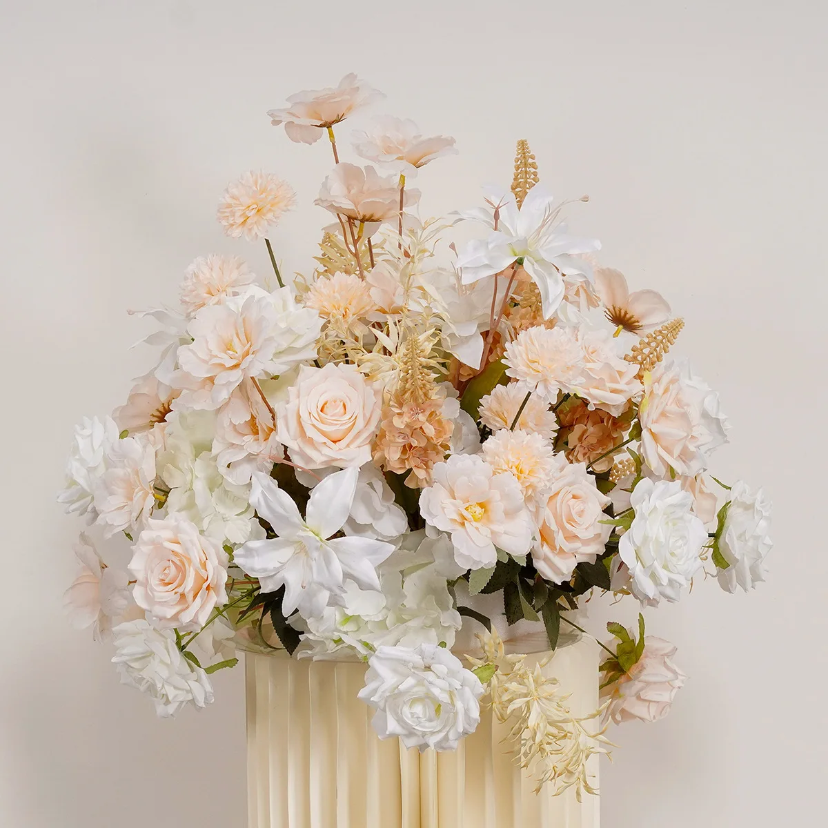 Artificial Flower Decoration Luxury Custom Colorful Artificial Flower Ball for Road Guide Wedding